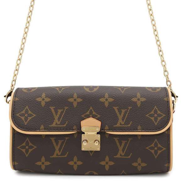 Louis Vuitton Handbags - Louis Vuitton Chain Shoulder Bag Monogram Canvas Pochette Camille Brown